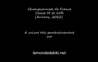 Teasing Championnats de France clase M et 10R à Annecy, 2022.